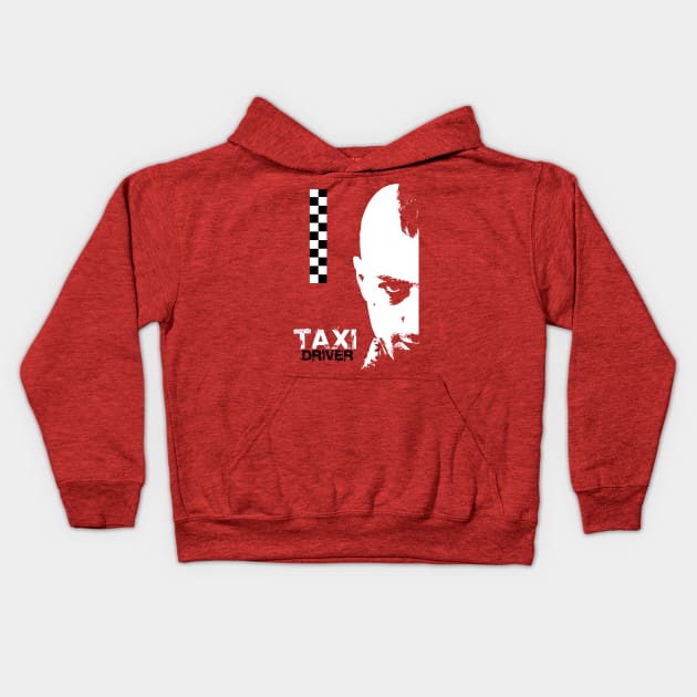 Taxi Driver Kids Hoodie by Scar